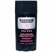 Herban Cowboy, Natural for Her, Дезодорант максимальная защита, цветочный запах, 2,8 унции (80 г)