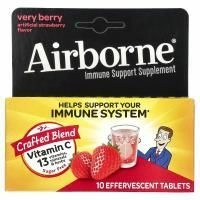 AirBorne, Шипучие таблетки, очень ягодные, 10 таблеток