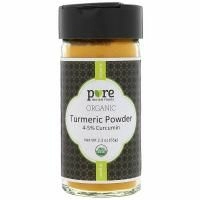 Pure Indian Foods, Органическая куркума в порошке, 2,3 унц. (65 г)