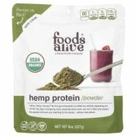 Foods Alive, Порошок из органического конопляного протеина, 227 г (8 унций)