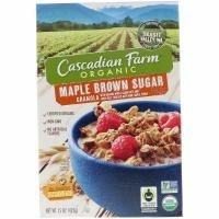 Cascadian Farm, Органическая гранола, кленовый коричневый сахар, 15 унций (425г)