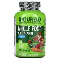 Naturelo, Цельнопищевые мультивитамины для мужчин 50+ 120 вег капсул