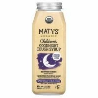 Maty's, Органический детский сироп от кашля, для детей от 1 года, перед сном, 177 мл (6 жидк. унц.)