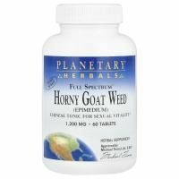 Planetary Herbals, Горянка, полный спектр, 1200 мг, 60 таблеток