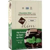 Nugo Nutrition, Тонкий веганский батончик Шоколадно-мятный 12 батончиков