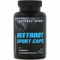 Natural Sport, Капсулы для спортсменов со свеклой, 90 капсул с оболочкой из ингредиентов растительного происхождения