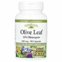 Natural Factors, Оливковое масло, 500 мг, 90 капсул