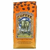 Raven's Brew Coffee, Кофе с козьим мясом Three Peckered, цельные зерна, темная обжарка, 12 унций (340 г)