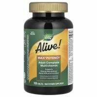 Nature's Way, Alive! Ежедневно Max3, мультивитамины, 180 таблеток