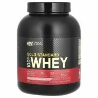 Optimum Nutrition, Gold Standard, 100% сыворотка, аппетитная клубникка, 5 фунтов (2,27 кг)