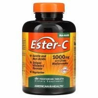 American Health, Ester-C с цитрусовыми биофлавоноидами, 500 мг, 225 вегетарианских таблеток