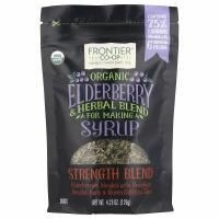 Frontier Natural Products, Органическая смесь бузины и трав для приготовления сиропа, смесь для повышения концентрации, 120 г (4,23 унции)