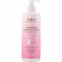 Babo Botanicals, Успокаивающий шампунь & гель для душа, Ягоды и примула, 16 унций (473 мл)
