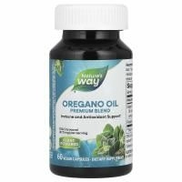 Nature's Way, Масло орегано, стандартизированное, 60 вегетарианских капсул