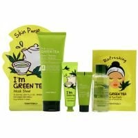 Tony Moly, Hydration Heroes, Green Tea Set, 8 Piece Set