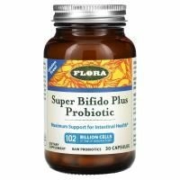 Flora, Udo's Choice, cуперпробиотик бифидо плюс, 30 капсул