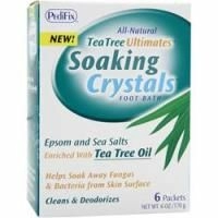 Pedifix, Tea Tree Ultimates - Ванночка для ног с кристаллами для замачивания 6 шт.