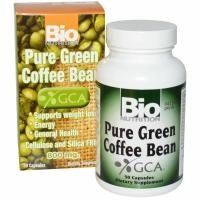 Bio Nutrition, Чистый зеленый кофе в зернах, 800 мг, 50 капсул