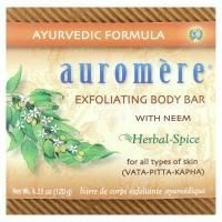 Auromere, Отшелушивающий батончик для тела с травяными приправами Ним 4,23 унции