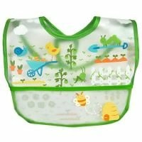 i play Inc., Green Sprouts, нагрудник для ребенка, 9-18 месяцев, 1 шт