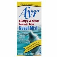 AYR, Гипертонический назальный раствор против аллергии для синусных пазух, 1,69 ж. унц. (50 мл)