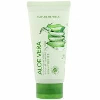 Nature Republic, Очищающий гель-пенка с алоэ вера для успокоения и увлажнения кожи, 150 мл (5,07 жидк. унции)