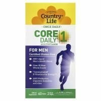 Country Life, Core Daily-, Мультивитамины для мужчин, 60 таблеток
