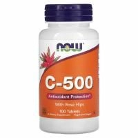 Now Foods C-500 с шиповником 100 таблеток