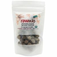 Rawmio, Пророщенный фундук в шоколаде, 2 унции (57 г)
