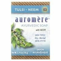 Auromere, Аюрведическое мыло с Нимом Тулси-Ним 2,75 унции