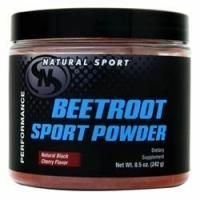 Natural Sport, Спортивный порошок из свеклы Натуральная Черная вишня 242 грамма
