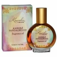 Kuumba Made, Ароматическое масло, амбра и сандал, 0.5 унций (14.7 мл)