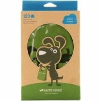 Earth Rated, Пакетики с ручками, для собачьего помета, с запахом лаванды, 120 пакетиков