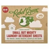 Rebel Green, Небольшое, но эффективное средство для стирки, лаванда и грейпфрут, 40 шт.