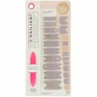 Vika Nailjam, Гелевые полоски для ногтей для ногтей на руках и ногах, Шикарный роман, 38 полосок