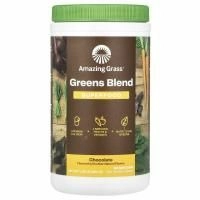 Amazing Grass, Green Superfood, шоколадный сухой напиток, с какао, 17 унций (480 г)