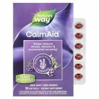 Nature's Way, CalmAid, клинически изученная лаванда, 30 мягких таблеток