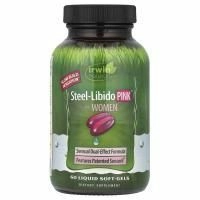 Irwin Naturals, Steel-Libido розовый для женщин 60 софтгелей