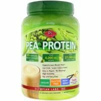 Olympian Labs, Lean & Healthy , Гороховый протеин с ванильным вкусом, 736 г