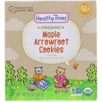 Healthy Times, Органические печенья из муки аррорут, со вкусом кленового сиропа, для малышей от года, 5 унций (142 г)