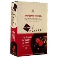 Nugo Nutrition, Тонкий батончик Малиновый трюфель 12 батончиков