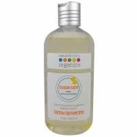 Nature's Baby Organics, Пена для ванной, мягкая увлажняющая пенка, резкий мандарин, 12 унций (354,9 мл)