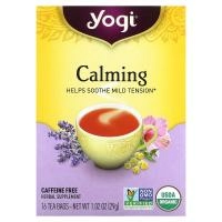 Yogi Tea, Calming, без кофеина, 16 чайных пакетиков, 29 г (1,02 унций)