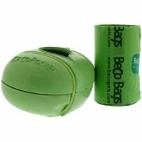 Beco Pets, Beco Pocket, экологичный диспенсер для пакетов, зеленый, 1 пакет Beco Pocket, 15 пакетиков