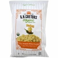 G.H. Cretors, Органический попкорн, белый чеддер Chile Jalapeno, 4,5 унц. (128 г)