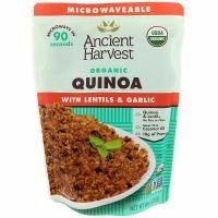 Ancient Harvest, Органический продукт, киноа с чечевицей и чесноком, 8 унц. (227 г)