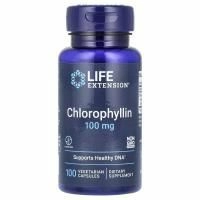 Life Extension, Хлорофиллин, 100 мг, 100 капсул на растительной основе