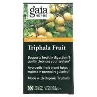 Gaia Herbs, Трифала фрукты, 60 вегетарианских капсул