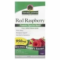 Nature's Answer, Лесная малина (Rubus Idaeus), 950 мг, 90 вегетарианских капсул