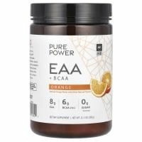 Dr. Mercola, Pure Power, незаменимые аминокислоты и аминокислоты с разветвленной цепью, со вкусом апельсина, 350 г (12,3 унции)